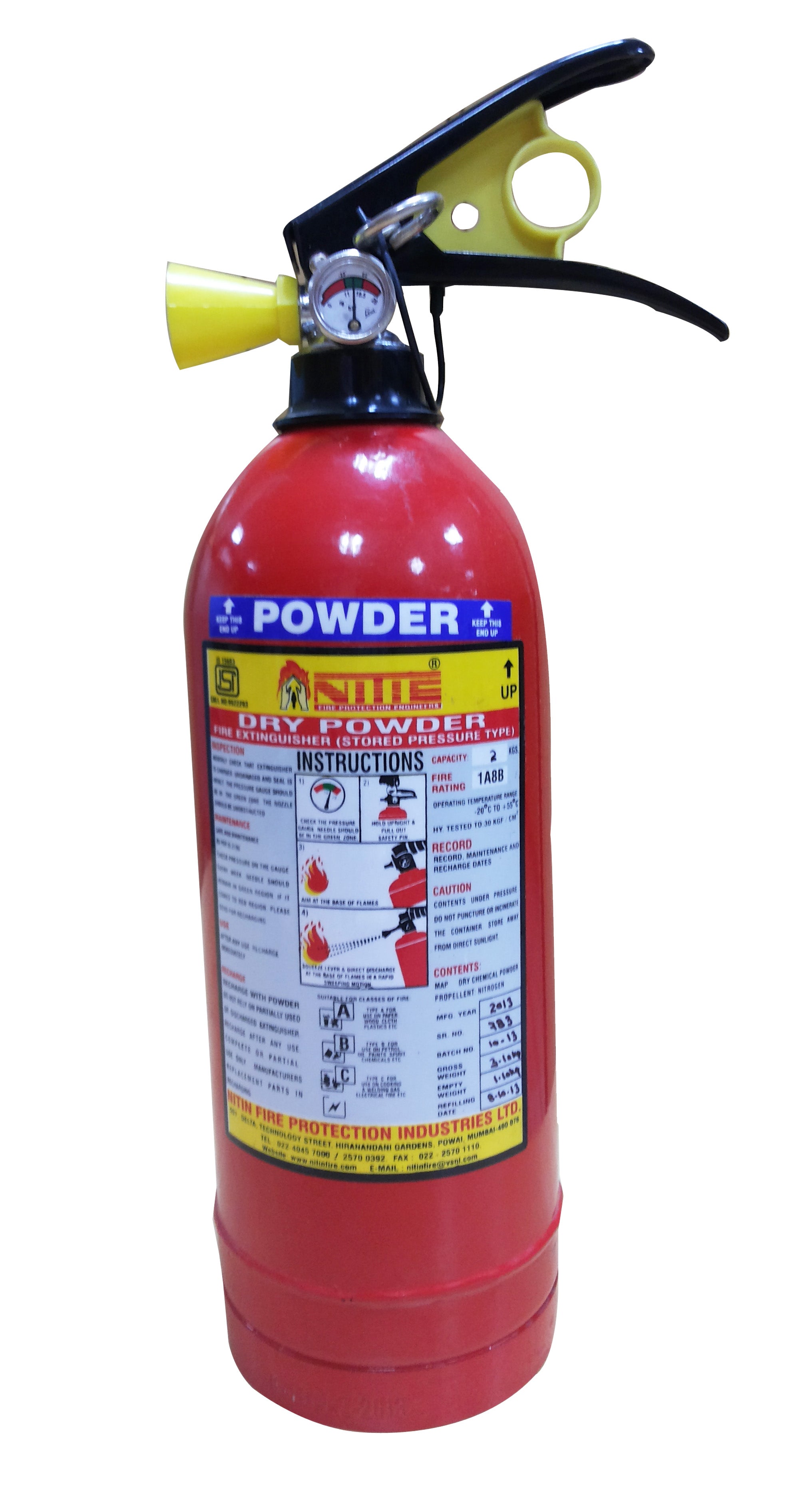 ABC Fire Extinguishers- 2Kg